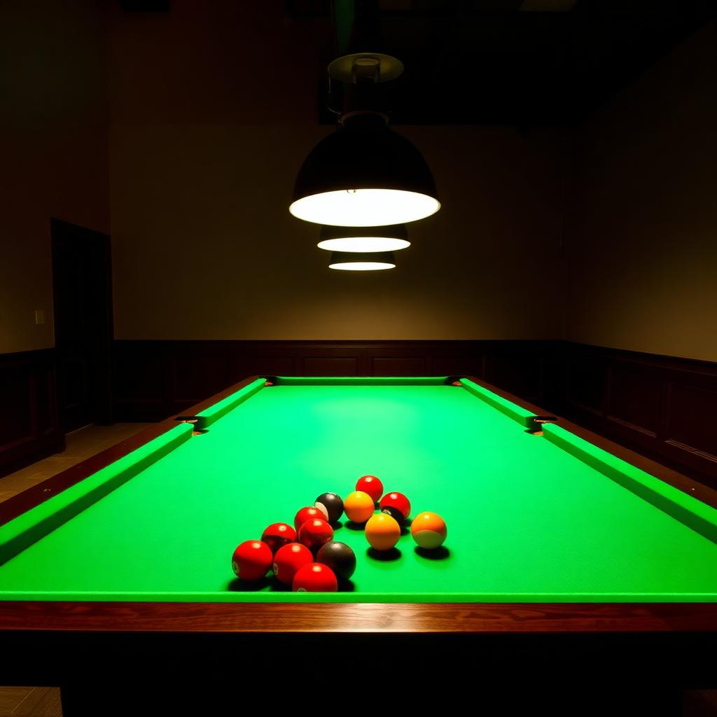Großer Snooker-Tisch